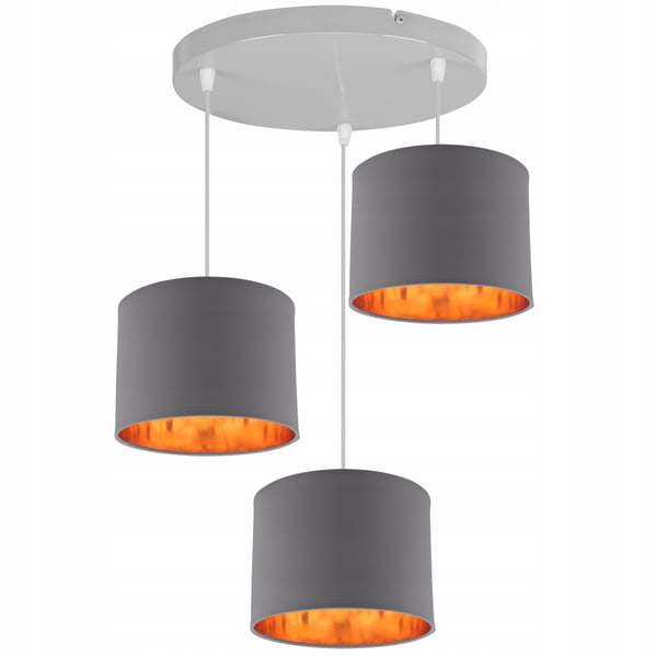 LOFTSLAMPE MED GYLDET LED-SKÆRM