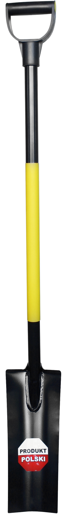 Viemärilapio, metallivarsi, muovikahva - G-200-0455