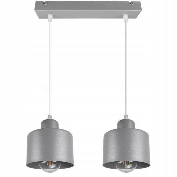 Metallinen LED-kattovalaisin ja kattokruunu