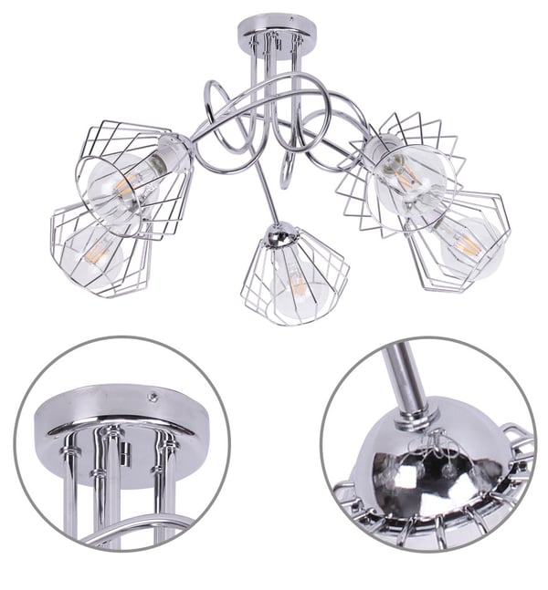 Loft Edison Retro -lankalamppu kattokruunu