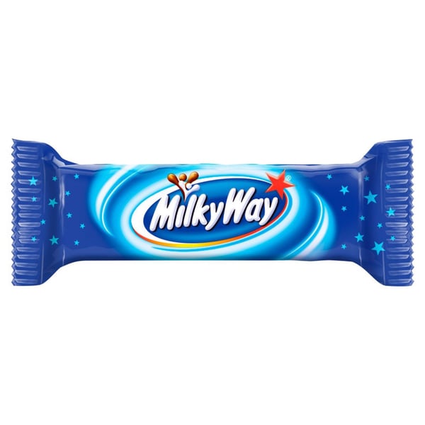 Milky Way -patukka, jossa on valkoista täytettä ja suklaakuorrutetta 21,5 g