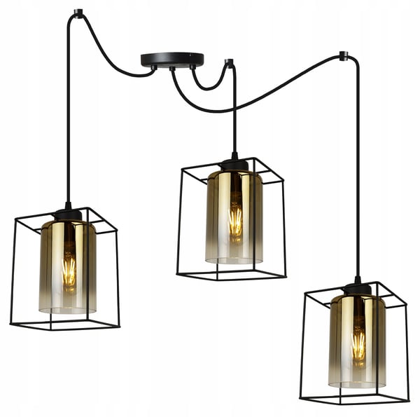 MODERN ELEGANT GLAS HÄNGLAMPA
