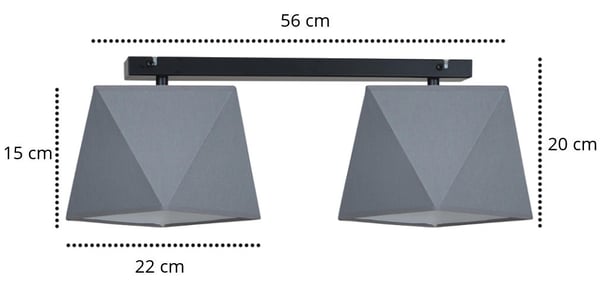 Lofthængende lampe lysekrone loftsdiamant LED