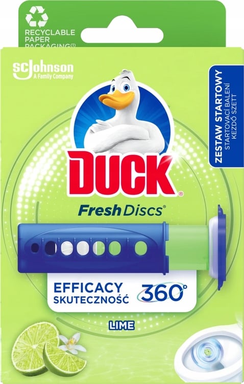 Duck Fresh Discs Lime toiletkummeglider 36 ml med applikator