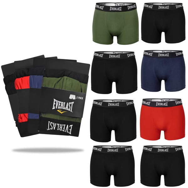 Everlast miesten puuvillaiset bokserit BM402 8 kpl koko L