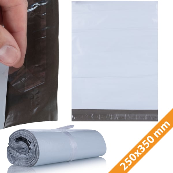 Rosfix Hvide polyposer 250 x 350 mm 100 stk.