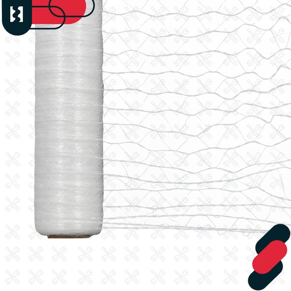 KOTARBAU handpallnät andningsbart elastiskt blommor grönsaker frukt trä 50 cm 500 MB