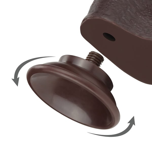 Lovetoy liukuva iho kaksoiskerros dildo 9.0'' musta