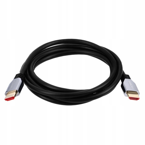 HDMI 2.1 KABEL ULTRA HØJHASTIGHEDS ETHERNET 8K 4K 120HZ ZINKHUS 2M