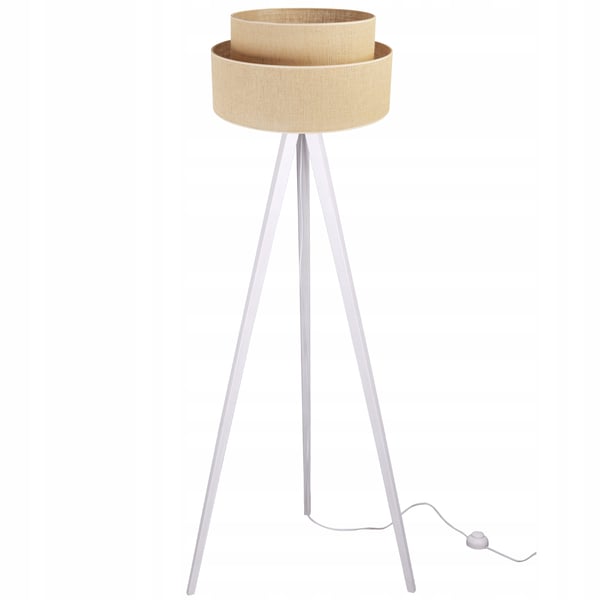 GULVLAMPE MED TRÆSKÆRM MED STATIV 45 CM CAKE