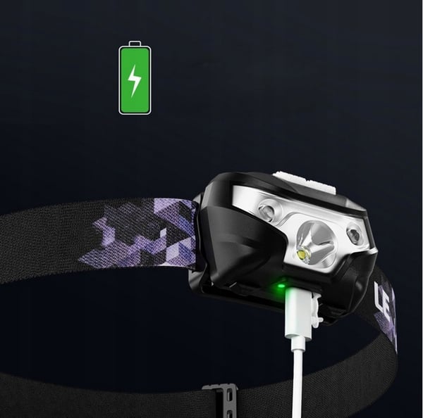 FORLYGTE BATTERI FORLYGTE LED LAMPE 5 MODES + USB KABEL