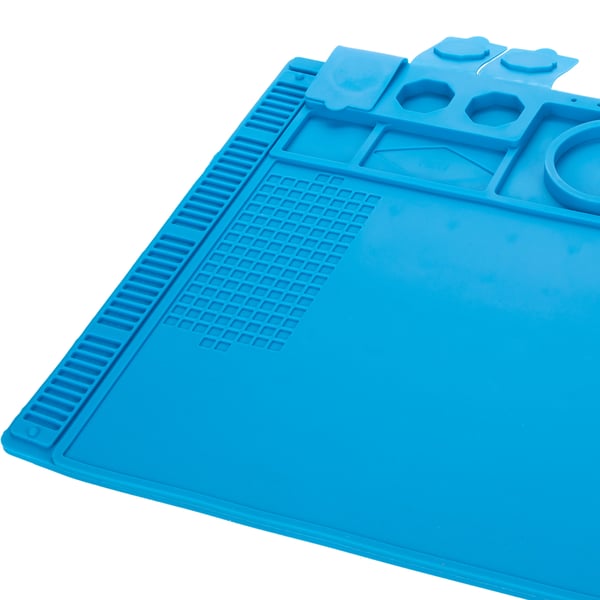 Silikonemåtte (jernbase) til mikroskop 480x320mm