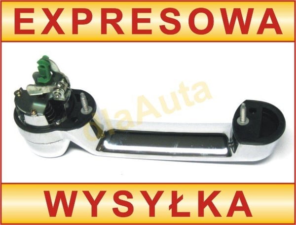 Jeep Wrangler 2006- Takaluukun ulkokahva kromisella