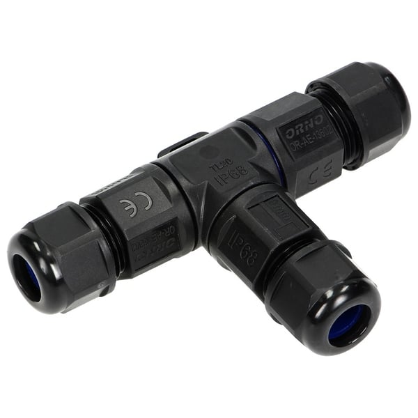 T-LIITOSKAAPELILIITTIN IP68, MAKS. 3X4MM2, 450V/25A - ON-AE-13602 T-LIITOSKAAPELILIITTIN IP68, MAKS. 3X4MM2, 450V/25A - ON-AE-13602