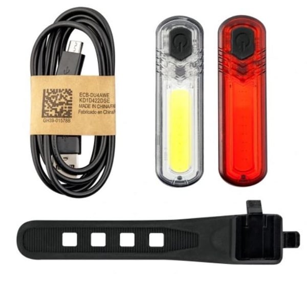 DUOSLIM-POLKUPYÖRÄNVALAISINPAKKAUS 60LM/18LM - LA-ABS0031