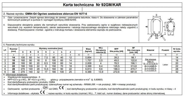 KOLLEKTIV CELL 14 GM94 G4 WLL2T - OGN GM94 14