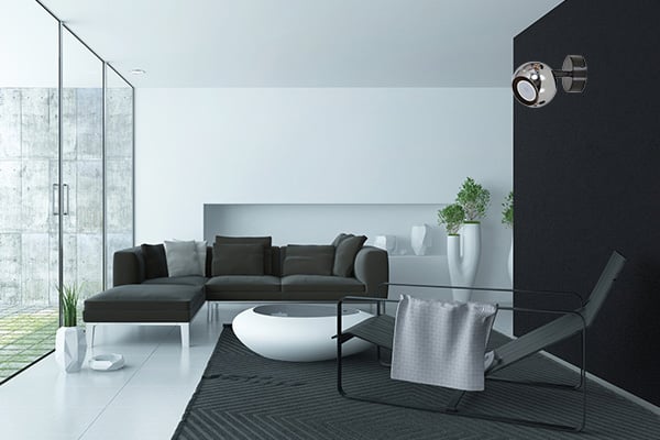 Moderne lampe, væglampe, loftslampe, BALL spot, krom
