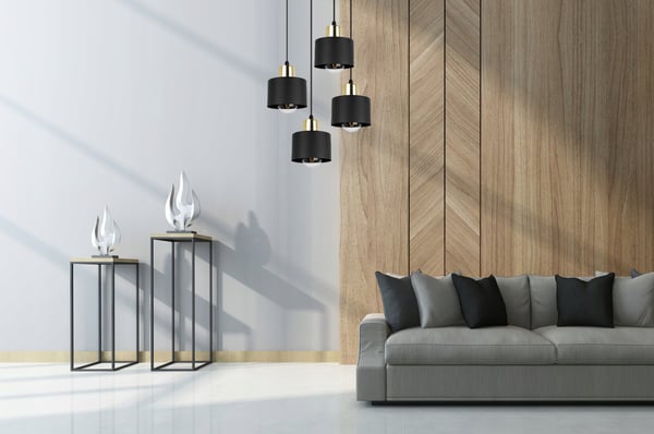 MODERNI KATTOVALAISIN MUSTA LED-VALAISIN