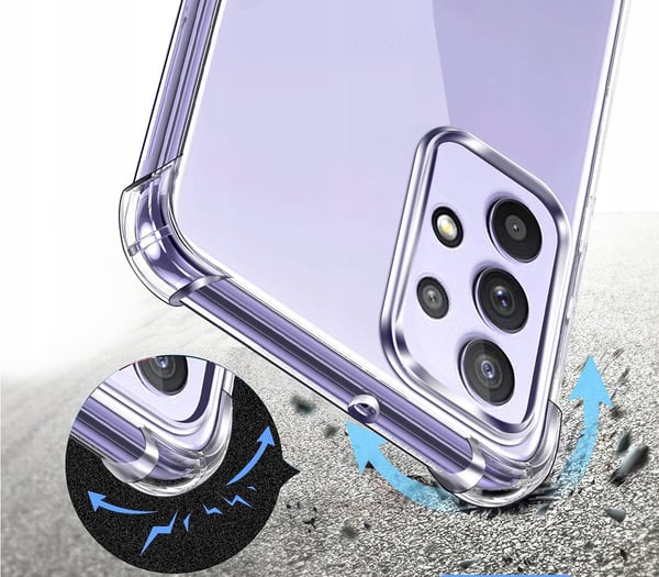 AIRBAG SHOCK CASE TIL SAMSUNG A52 5G + GLAS