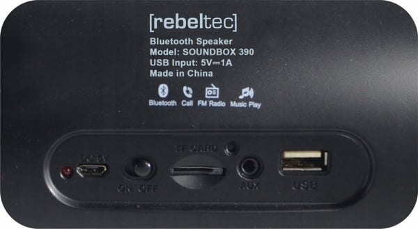 Rebeltec SoundBox 390 Bluetooth/FM/USB højttaler