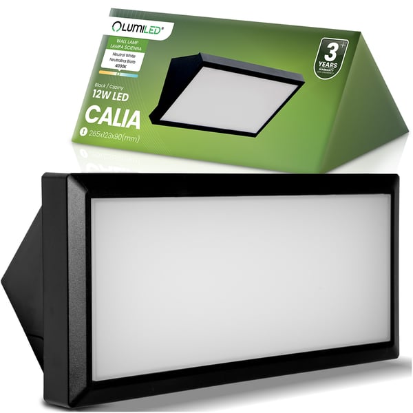 Utomhuslampa väggarmatur LED 12W IP44 CALIA LUMILED