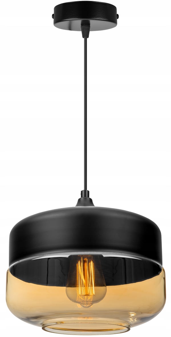 HÆNGENDE LOFTSLAMPE, GLASPLAFON, LED-LAMPE