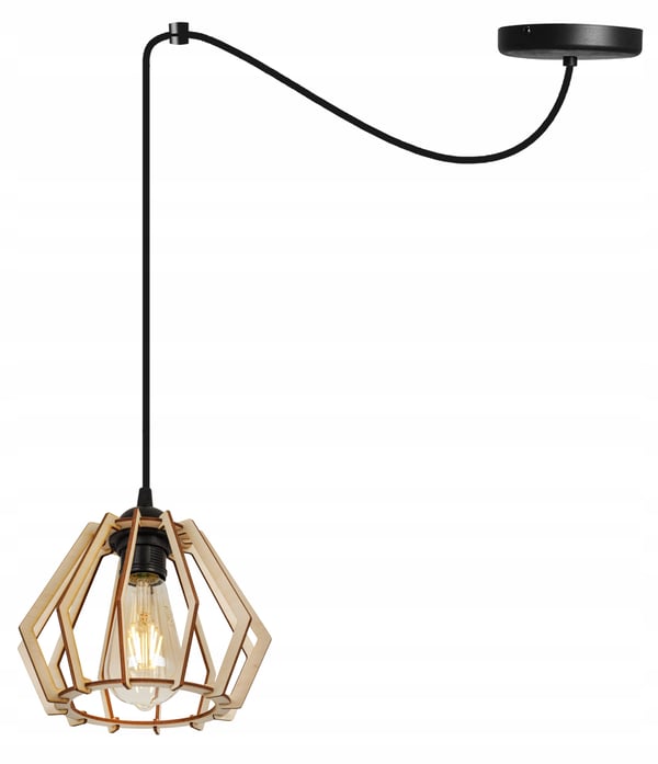 MODERNI PUINEN LED-KATTOVALAISIN
