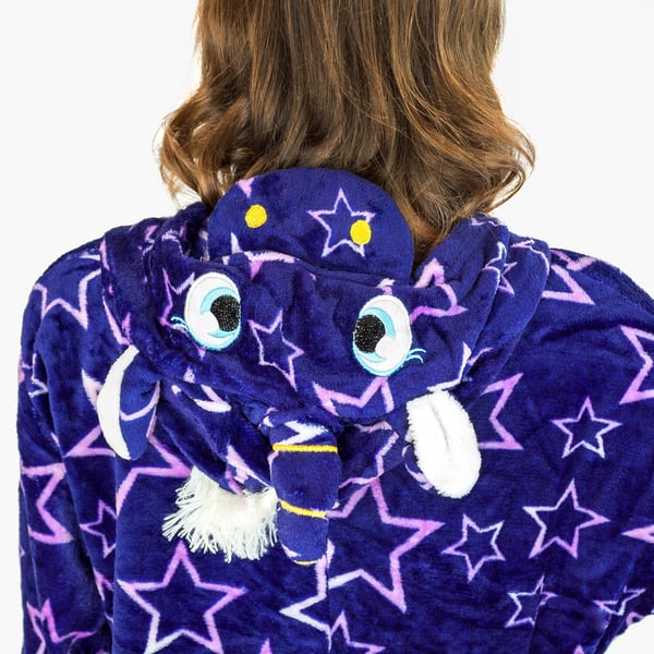 Herre varm pyjamasdragt til voksne vinter sjovt kostume m Pentagram Pegasus Onesie kostume - M