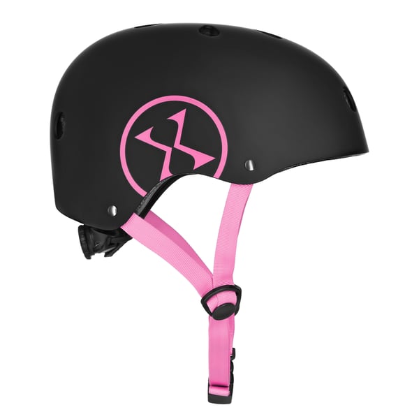 SORT-ROSA HJELM STØRRELSE XS(48-52CM) MTW001-1 NILS EXTREME