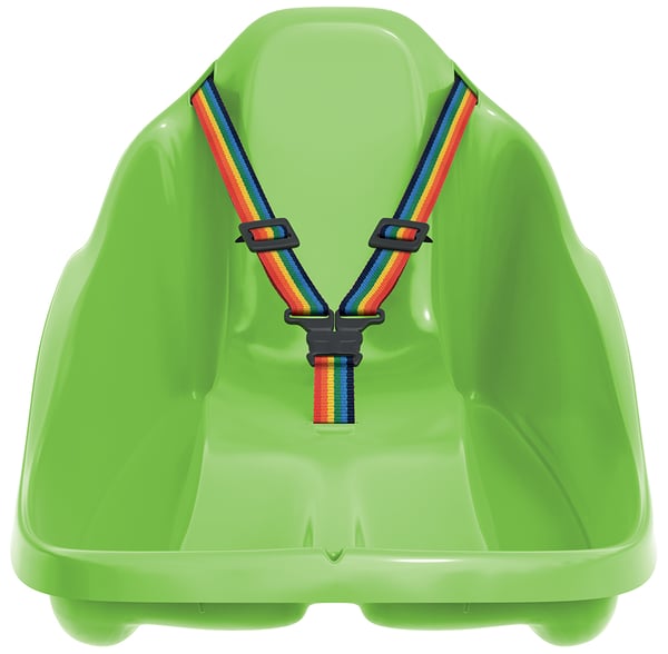 TOPO kelkka selkänojalla sininen