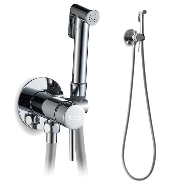 Bidetarmatur, skjult, til bidet, vandhane, toilet, badeværelse, krom
