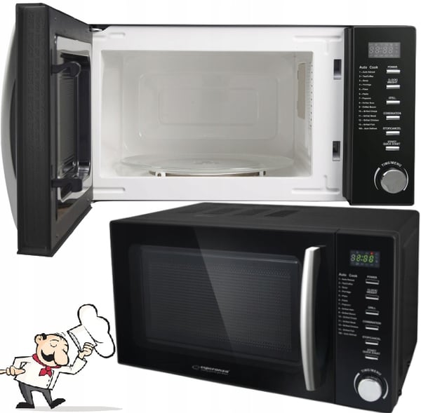 Esperanza cocinero EKO010 sort mikrobølgeovn