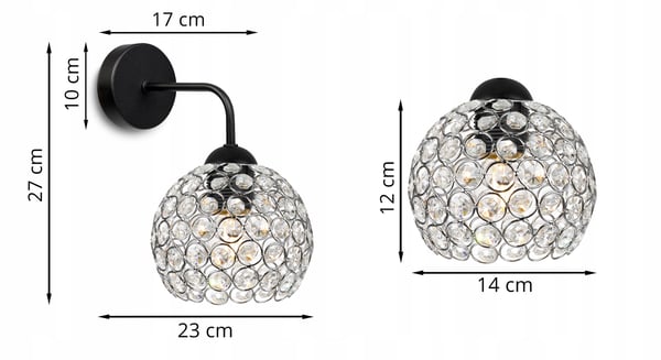 MODERNE KNÆKKE LAMPE ELEGANT KRYSTALLER KROM