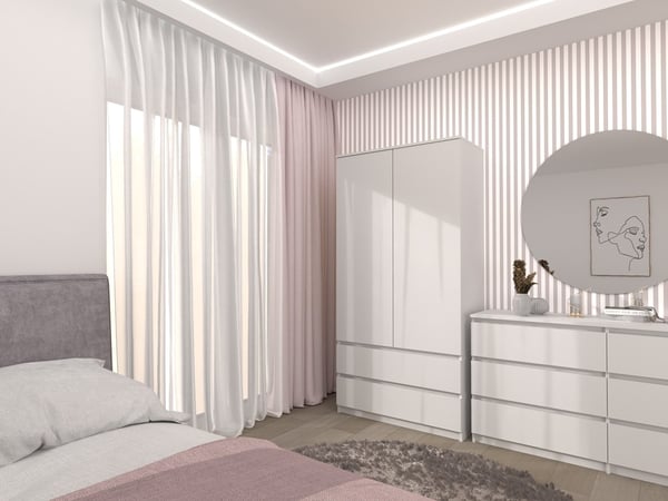 Malwa SS-90 hvid garderobe