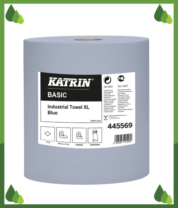 Puhdistusliina 1w sininen BASIC XL 2 kpl pakkaus