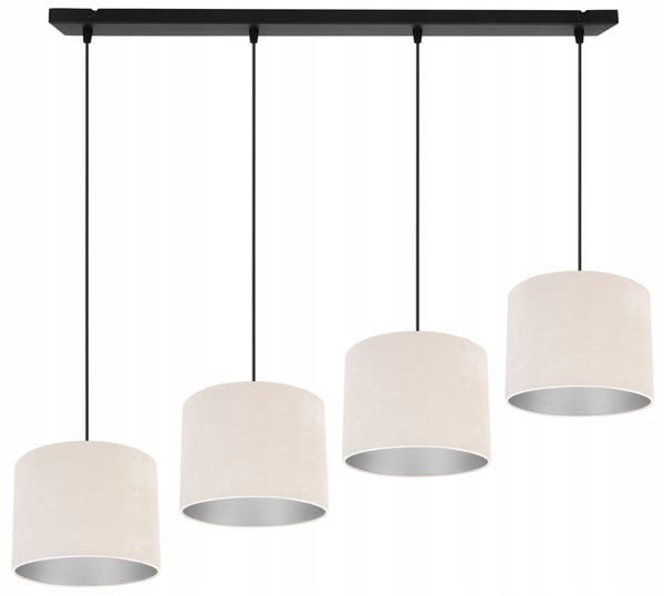 HÆNGELAMPE, LOFTKRONE, KROM, FLØJLSSKÆRM