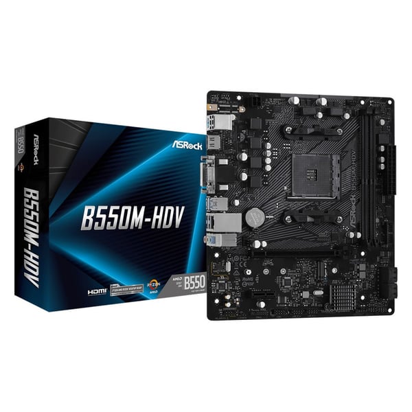 Asrock B550M-HDV bundkort