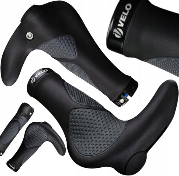 Velo cykelhandtag styrehandtag med horn