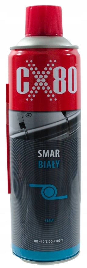 CX80 valkoinen rasva korin saranoiden lukoille 500 ml