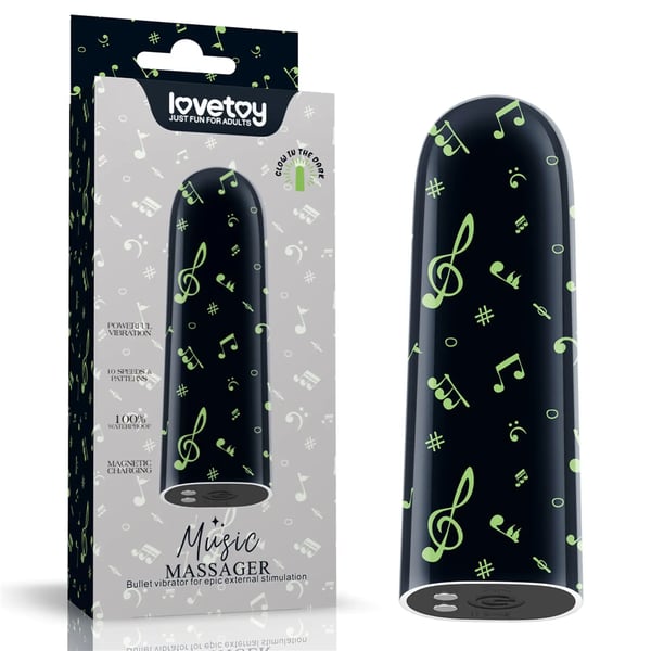 Lovetoy Musik minivibraattori hierontalaitteella Lovetoy Musik minivibraattori hierontalaitteella