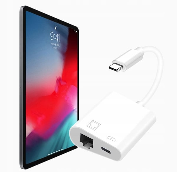 USB-C LAN ETHERNET -SOVITIN RJ45 PD MacBook-latausvirtalähde