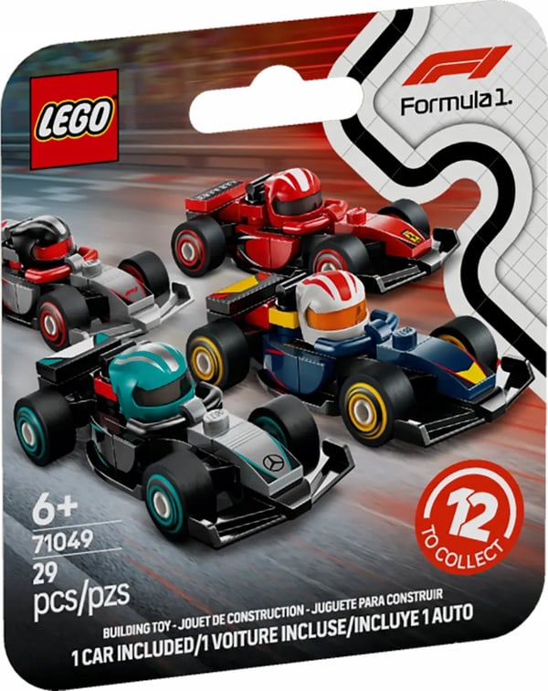 LEGO Minifigurer samlerserie F1-biler