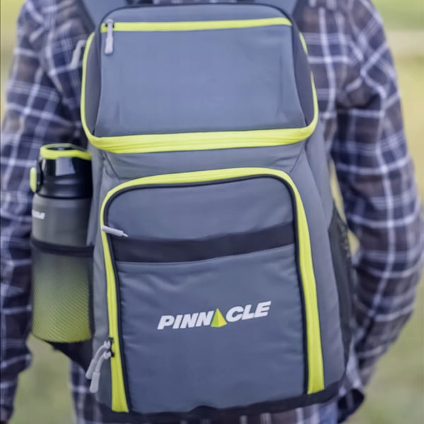Bærbar termisk rygsæk letvægts PINNACLE køletaske TPX-5507 18,5 L, grå
