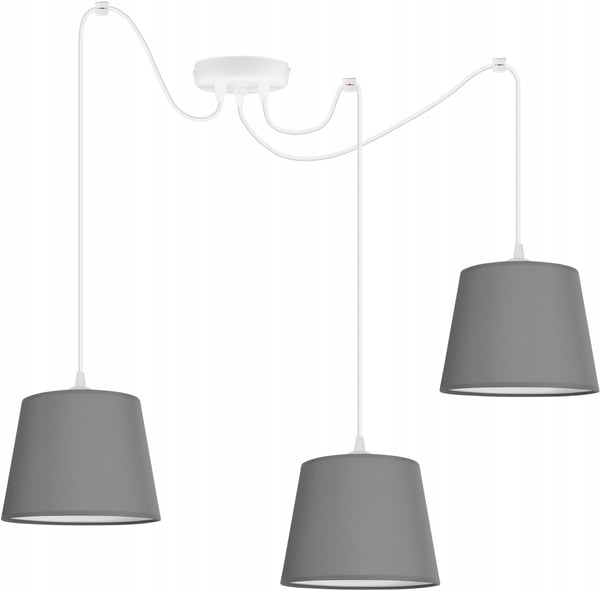 HÄNGANDE taklampa ljuskrona SPIDER loft E27 LED