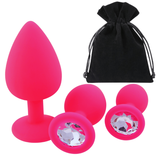 Analpluggar 3-delad sexset för analmassage Analpluggar 3-delad sexset för analmassage