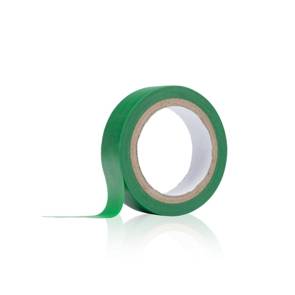Grøn isoleringstape 16 mm x 10 m