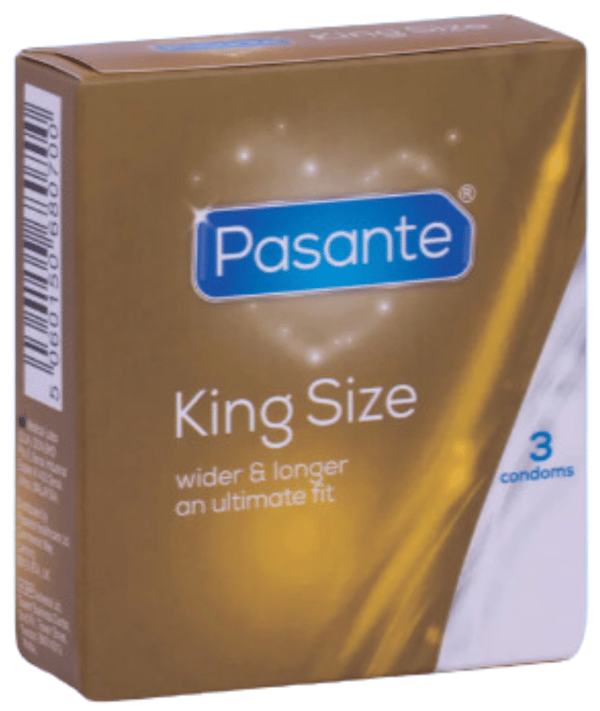 Pasante King Size kondomer 3 st.