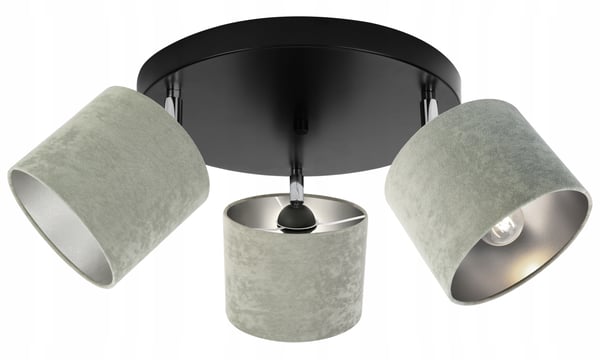 TAKHÄNGANDE LAMPA LJUSKRONOR PLAFON KROM SAMMETS
