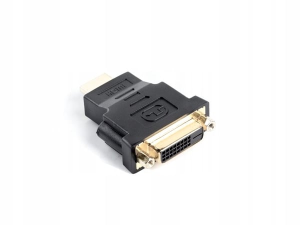 Lanberg AD-0014-BK adapter hdmi (han) -> DVI-D (hun)(24+1) Single Link sort