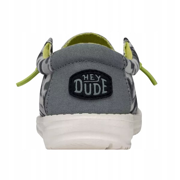 Hey Dude Wally Youth Camodino ungdomssneaker blå storlek 34